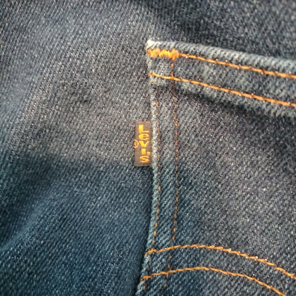 Vintage Levi's Blue Jeans with Cactus Design Men's 36x27 - Picture 12 of 12